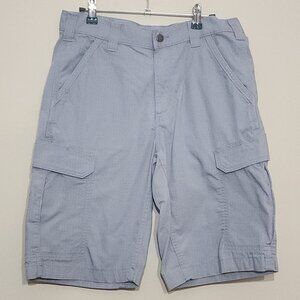 Carhartt Force Broxton Cargo Short Gray Rugged Flex Relaxed Fit Mens Size 32
